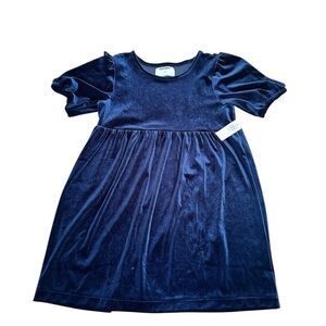 Old Navy Navy Velvet Kids Dress